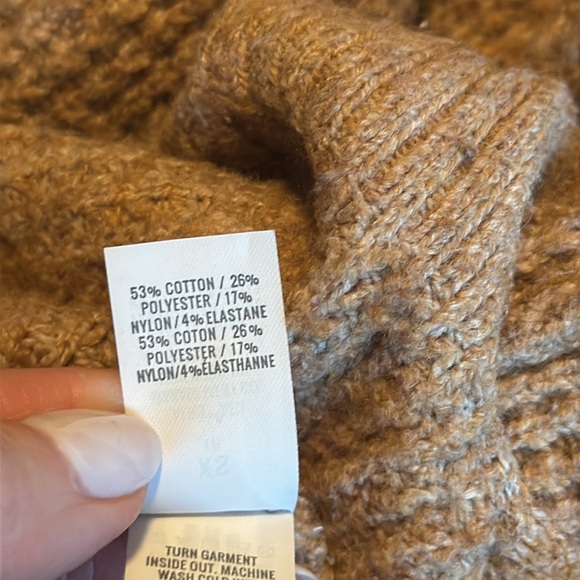 aerie Oversized Waffle Knit Crew Sweater - Picture 6 of 6